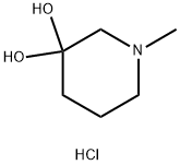 1-Methyl-piperidin-3-one hydrochloride monohydrate 구조식 이미지