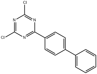 2-(4-Бифенил)-4,6-дихлор-1,3,5-триазин структурированное изображение