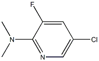 5-chloro-3-fluoro-N,N-dimethylpyridin-2-amine Structure