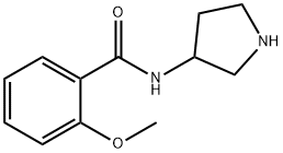 2-Methoxy-N-3-pyrrolidinyl-benzamide HCl 구조식 이미지