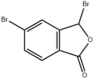 3,5-dibromo-1(3H)-Isobenzofuranone 구조식 이미지