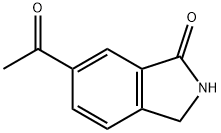 6-ACETYL-2,3-DIHYDRO-1H-ISOINDOL-1-ONE 구조식 이미지