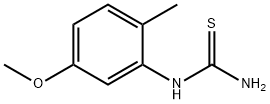 (5-methoxy-2-methyl-phenyl)thiourea 구조식 이미지