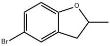 5-bromo-2-methyl-2,3-dihydrobenzofuran 구조식 이미지