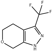 3-(trifluoromethyl)-1,4,5,7-tetrahydropyrano[3,4-c]pyrazole Structure