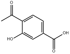 4-acetyl-3-hydroxybenzoic acid Structure