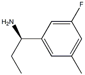 (1R)-1-(3-FLUORO-5-METHYLPHENYL)PROPAN-1-AMINE 구조식 이미지