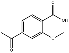 4-acetyl-2-methoxybenzoic acid 구조식 이미지