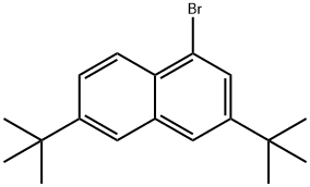 1-bromo-3,6-di-tert-butylnaphthalene Structure