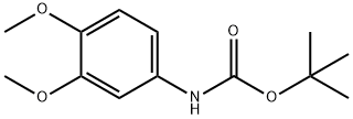 N-(3,4-dimethoxyphenyl)-Carbamic acid 1,1-dimethylethyl ester 구조식 이미지