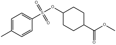 methyl 4-(tosyloxy)cyclohexanecarboxylate Structure