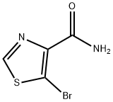 5-브로모-1,3-티아졸-4-카르복스아미드 구조식 이미지