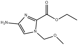 Ethyl 4-amino-1-(methoxymethyl)-1H-imidazole-2-carboxylate Structure