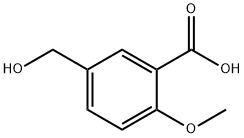 o-Anisic acid, 5-(hydroxymethyl)- 구조식 이미지