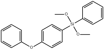 (4-Phenoxyphenyl) Phenyl Dimethoxysilane Structure