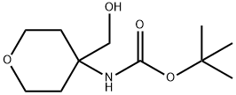 tert-butyl N-[4-(hydroxymethyl)oxan-4-yl]carbamate 구조식 이미지
