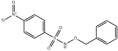 N-(benzyloxy)-4-nitrobenzenesulfonamide 구조식 이미지