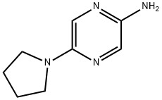 5-(1-pyrrolidinyl)-2-Pyrazinamine Structure