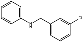N-(m-chlorobenzyl)aniline Structure