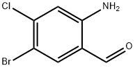 2-Amino-5-bromo-4-chloro-benzaldehyde Structure