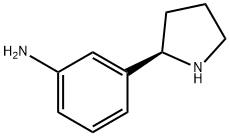 3-((2R)PYRROLIDIN-2-YL)PHENYLAMINE 구조식 이미지