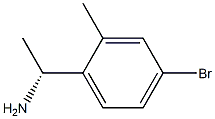 (1R)-1-(4-BROMO-2-METHYLPHENYL)ETHYLAMINE Structure