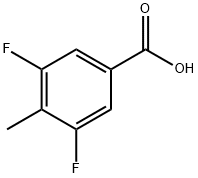3,5-Difluoro-4-methylbenzoic acid 구조식 이미지