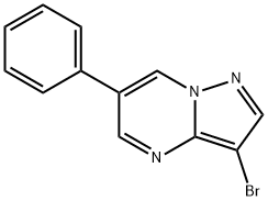 3-bromo-6-phenylpyrazolo[1,5-a]pyrimidine 구조식 이미지