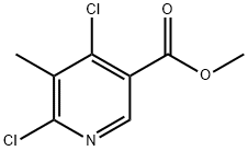 Methyl 4,6-dichloro-5-methylnicotinate Structure