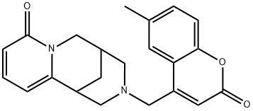 3-((6-methyl-2-oxo-2H-chromen-4-yl)methyl)-3,4,5,6-tetrahydro-1H-1,5-methanopyrido[1,2-a][1,5]diazocin-8(2H)-one Structure