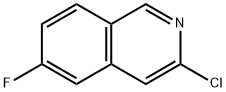 3-클로로-6-플루오로-이소퀴놀린 구조식 이미지