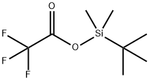 Acetic acid, trifluoro-, (1,1-dimethylethyl)dimethylsilyl ester Structure