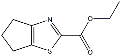 ethyl 5,6-dihydro-4H-cyclopenta[d]thiazole-2-carboxylate 구조식 이미지