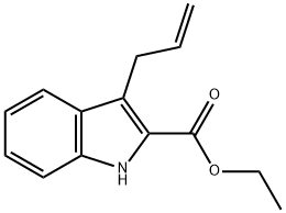 Ethyl 3-Allylindole-2-carboxylate Structure