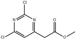 methyl 2-(2,6-dichloropyrimidin-4-yl)acetate 구조식 이미지