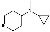 N-Cyclopropyl-N-methyl-4-piperidinamine 2HCl Structure