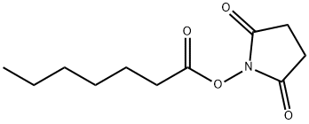 (2,5-dioxopyrrolidin-1-yl) heptanoate 구조식 이미지
