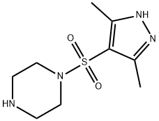 1-[(3,5-dimethyl-1H-pyrazol-4-yl)sulfonyl]piperazine 구조식 이미지