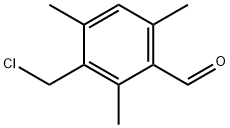 2,4,6-trimethyl-3-(chloromethyl)benzaldehyde Structure