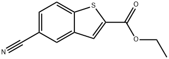 ethyl 5-cyanobenzo[b]thiophene-2-carboxylate Structure