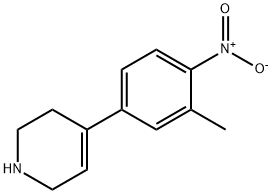 4-(3-methyl-4-nitrophenyl)-1,2,3,6-tetrahydropyridine Structure