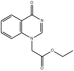 Ethyl 2-(4-oxoquinazolin-1(4H)-yl)acetate 구조식 이미지