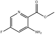 Methyl 3-amino-5-fluoropicolinate 구조식 이미지