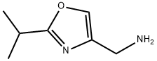 2-(1-methylethyl)-4-Oxazolemethanamine 구조식 이미지
