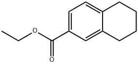 2-NAPHTHALENECARBOXYLIC ACID, 5,6,7,8-TETRAHYDRO-, ETHYL ESTER 구조식 이미지