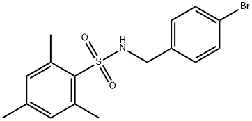 N-(4-Bromo-benzyl)-2,4,6-trimethyl-benzenesulfonamide Structure