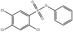 phenyl 2,4,5-trichlorobenzenesulfonate 구조식 이미지