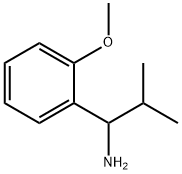 1-(2-METHOXYPHENYL)-2-METHYLPROPAN-1-AMINE 구조식 이미지