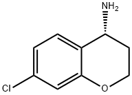 (4R)-7-CHLORO-3,4-DIHYDRO-2H-1-BENZOPYRAN-4-AMINE 구조식 이미지