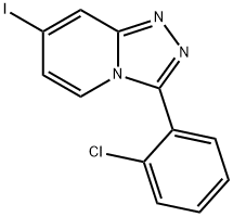 3-(2-Chlorophenyl)-7-iodo-[1,2,4]triazolo[4,3-a]pyridine 구조식 이미지